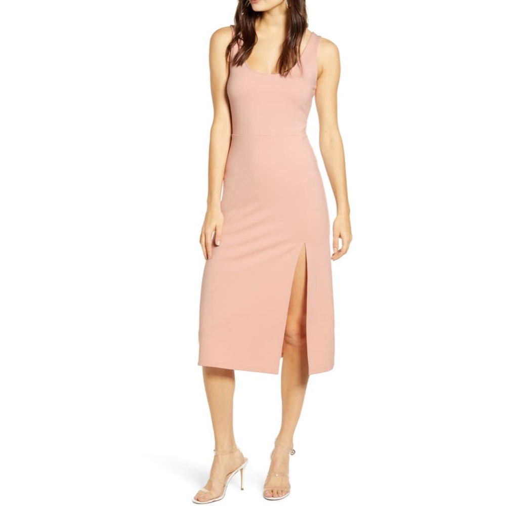 ✨NWOT✨LEITH // Scoop Neck Midi Dress sz Small